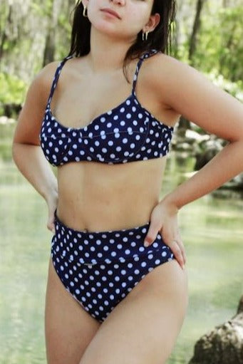 Margarita Top Polka Dots